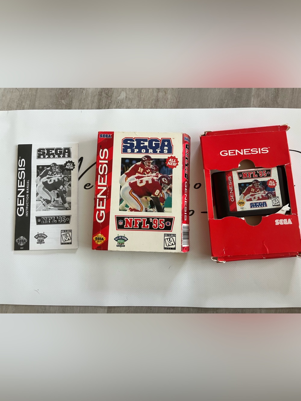 Sega Genesis Sega Sports NFL '95 Video Game
